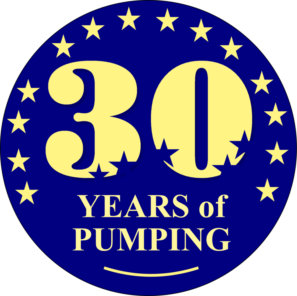 30 years of pumping logo